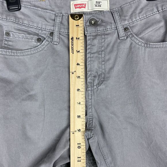 Levis 511 Jeans Boys 14 Regular 27x27 Slim Fit Stretch Denim Y2K Streetwear - Picture 9 of 12